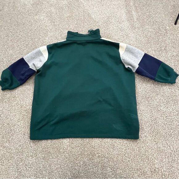 Vintage Oversized Rugby Grunge Sweatshirt Distressed Women's 3X - Picture 2 of 7